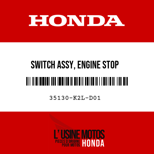 image de 35130-K2L-D01 SWITCH ASSY, ENGINE STOP