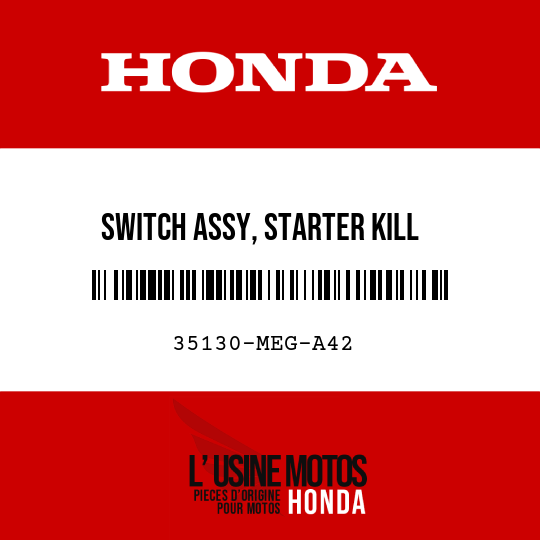 image de 35130-MEG-A42 SWITCH ASSY, STARTER KILL
