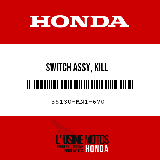 image de 35130-MN1-670 SWITCH ASSY, KILL