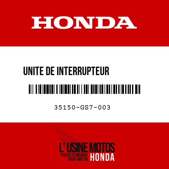image de 35150-GS7-003 UNITE DE INTERRUPTEUR         D'ECLAIRAGE