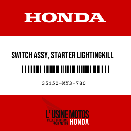 image de 35150-MY3-780 SWITCH ASSY, STARTER LIGHTINGKILL