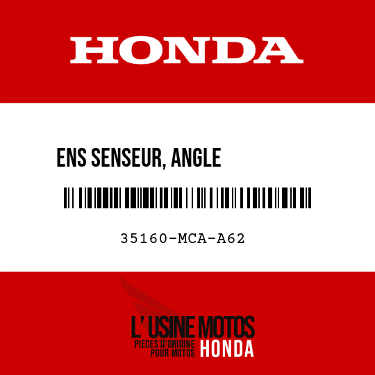 image de 35160-MCA-A62 ENS SENSEUR, ANGLE           D'INCLINAISON