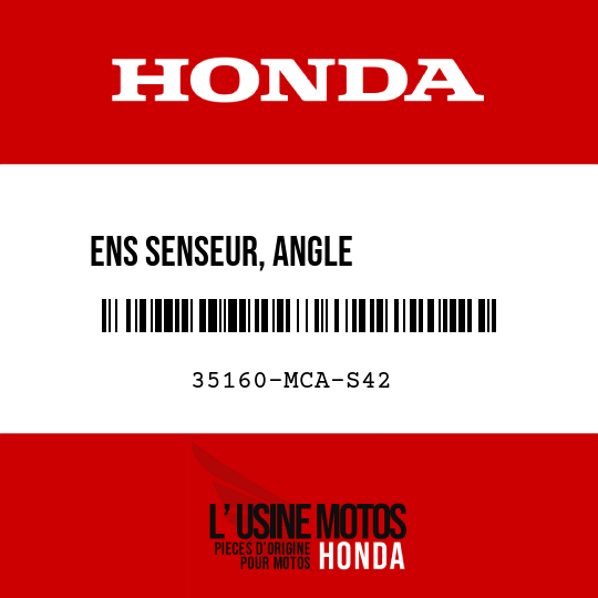 image de 35160-MCA-S42 ENS SENSEUR, ANGLE           D'INCLINAISON