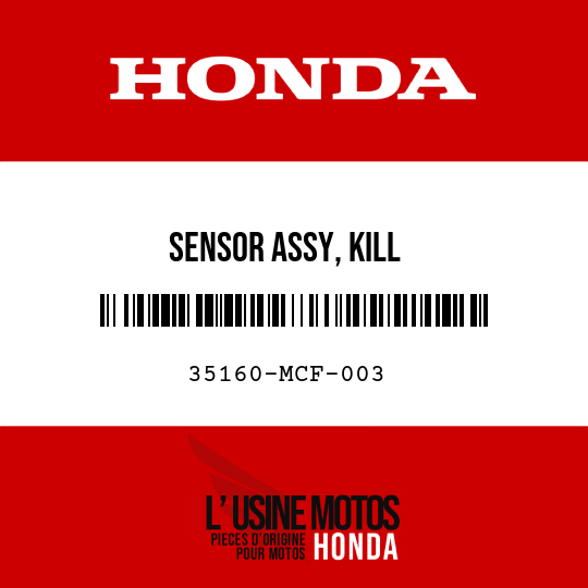 image de 35160-MCF-003 SENSOR ASSY, KILL