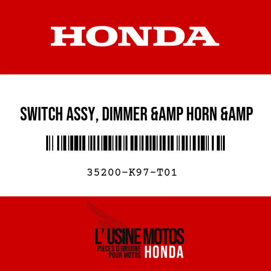 image de 35200-K97-T01 SWITCH ASSY, DIMMER &amp HORN &amp WINKER