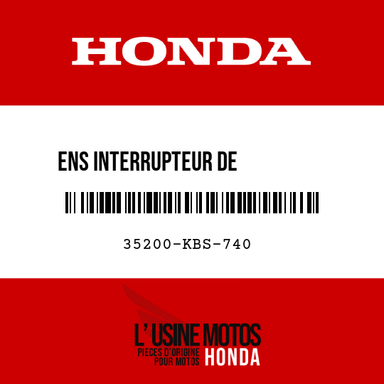 image de 35200-KBS-740 ENS INTERRUPTEUR DE          CLIGNOTANT