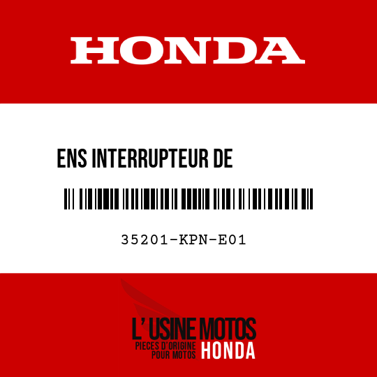 image de 35201-KPN-E01 ENS INTERRUPTEUR DE          CLIGNOTANT