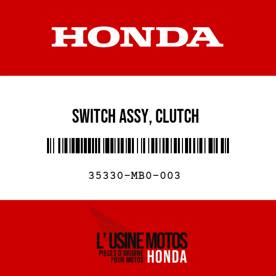 image de 35330-MB0-003 SWITCH ASSY, CLUTCH
