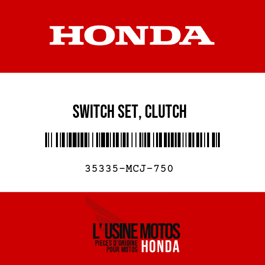 image de 35335-MCJ-750 SWITCH SET, CLUTCH