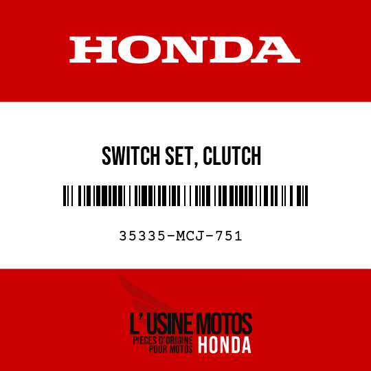 image de 35335-MCJ-751 SWITCH SET, CLUTCH