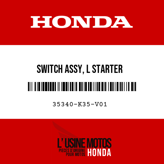 image de 35340-K35-V01 SWITCH ASSY, L STARTER