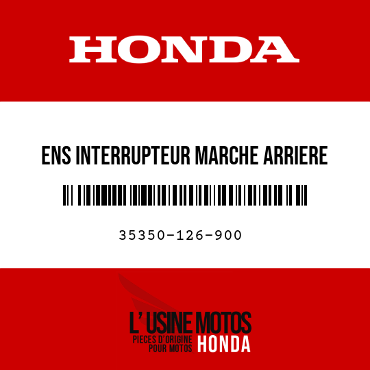image de 35350-126-900 ENS INTERRUPTEUR MARCHE ARRIERE