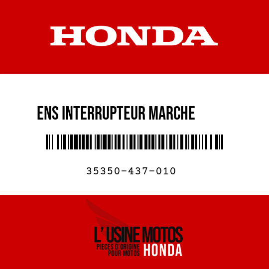 image de 35350-437-010 ENS INTERRUPTEUR MARCHE       ARRIERE