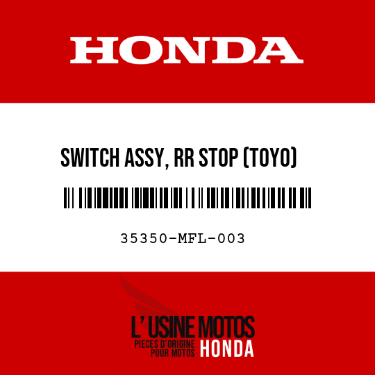image de 35350-MFL-003 SWITCH ASSY, RR STOP (TOYO)