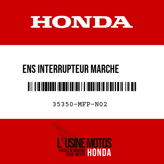 image de 35350-MFP-N02 ENS INTERRUPTEUR MARCHE       ARRIERE