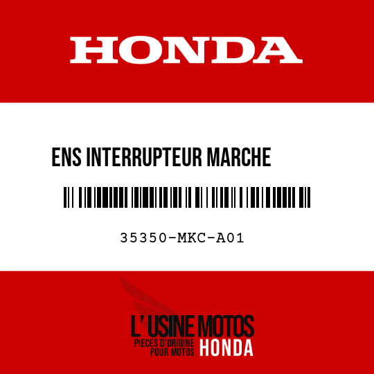 image de 35350-MKC-A01 ENS INTERRUPTEUR MARCHE       ARRIERE