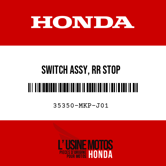 image de 35350-MKP-J01 SWITCH ASSY, RR STOP