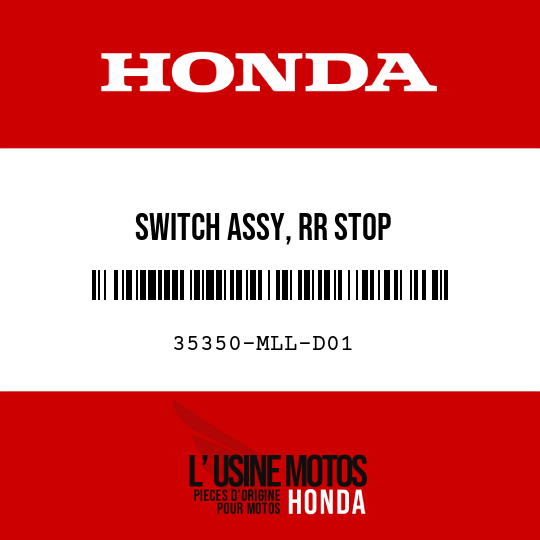 image de 35350-MLL-D01 SWITCH ASSY, RR STOP