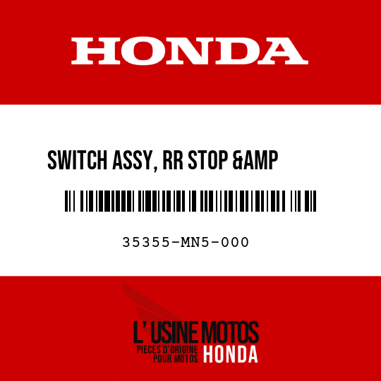 image de 35355-MN5-000 SWITCH ASSY, RR STOP &amp      CRUISE