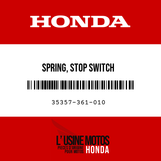 image de 35357-361-010 SPRING, STOP SWITCH