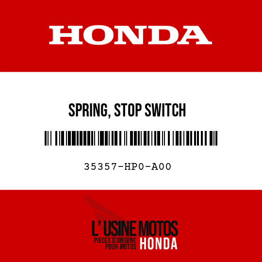 image de 35357-HP0-A00 SPRING, STOP SWITCH