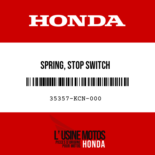 image de 35357-KCN-000 SPRING, STOP SWITCH