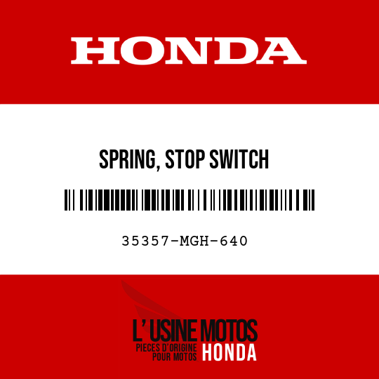 image de 35357-MGH-640 SPRING, STOP SWITCH