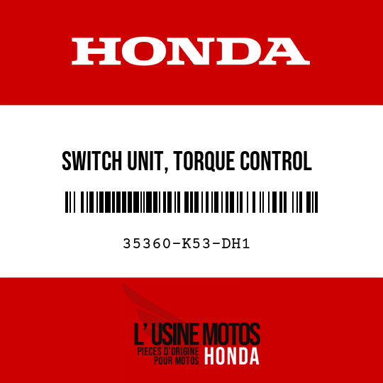 image de 35360-K53-DH1 SWITCH UNIT, TORQUE CONTROL