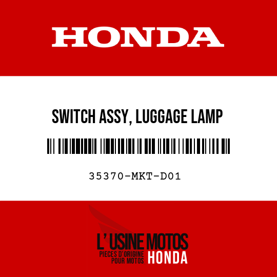 image de 35370-MKT-D01 SWITCH ASSY, LUGGAGE LAMP