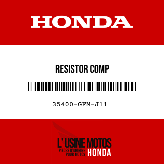 image de 35400-GFM-J11 RESISTOR COMP