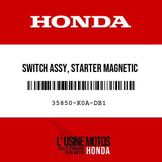 image de 35850-K0A-DB1 SWITCH ASSY, STARTER MAGNETIC