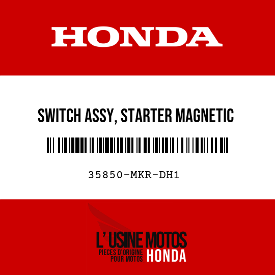 image de 35850-MKR-DH1 SWITCH ASSY, STARTER MAGNETIC