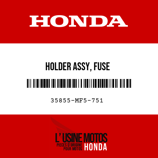 image de 35855-MF5-751 HOLDER ASSY, FUSE
