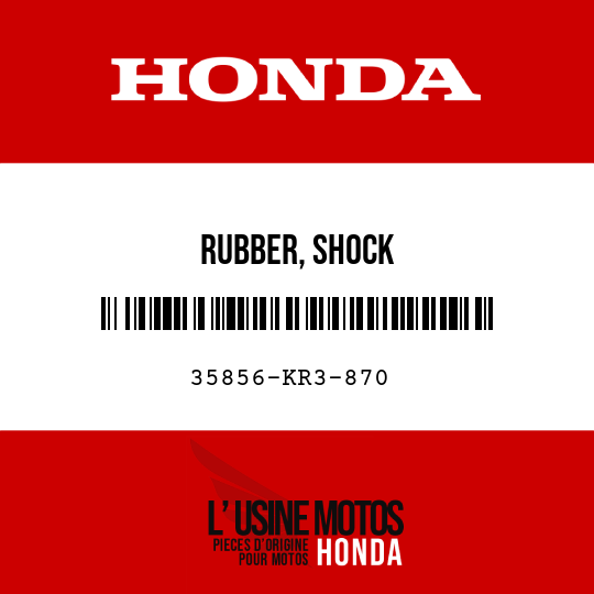 image de 35856-KR3-870 RUBBER, SHOCK