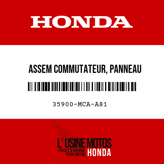 image de 35900-MCA-A81 ASSEM COMMUTATEUR, PANNEAU DENAVIGATION