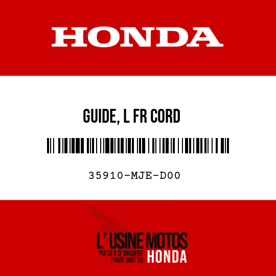 image de 35910-MJE-D00 GUIDE, L FR CORD
