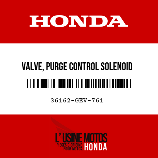 image de 36162-GEV-761 VALVE, PURGE CONTROL SOLENOID