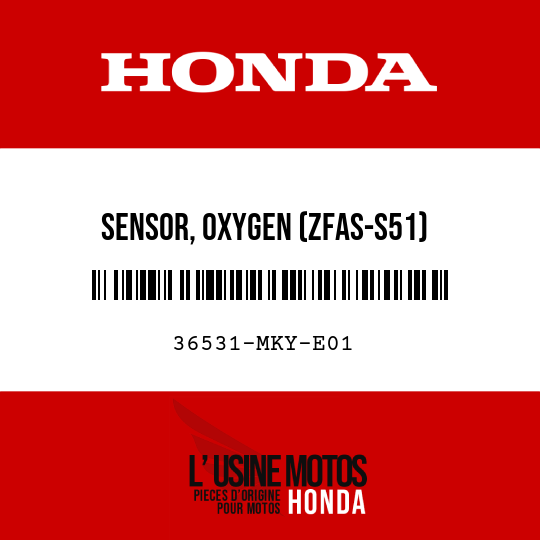 image de 36531-MKY-E01 SENSOR, OXYGEN (ZFAS-S51)