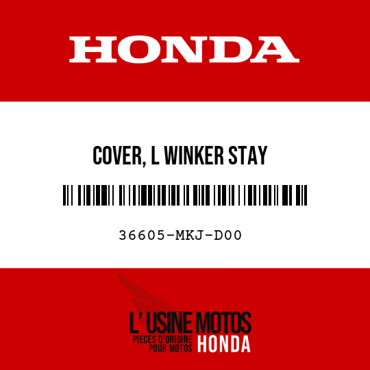 image de 36605-MKJ-D00 COVER, L WINKER STAY