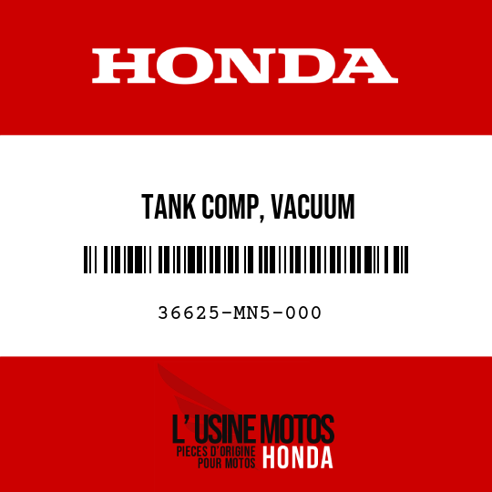 image de 36625-MN5-000 TANK COMP, VACUUM