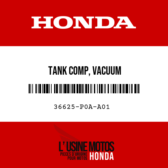 image de 36625-P0A-A01 TANK COMP, VACUUM