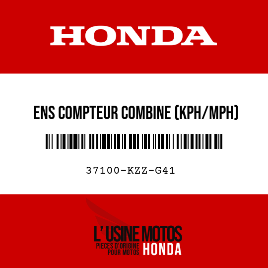image de 37100-KZZ-G41 ENS COMPTEUR COMBINE (KPH/MPH)