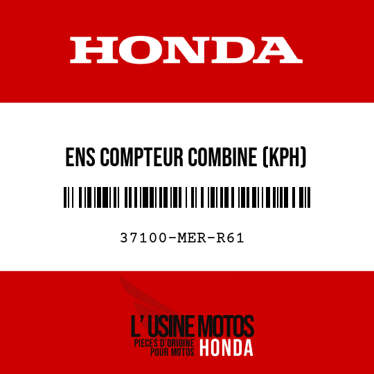 image de 37100-MER-R61 ENS COMPTEUR COMBINE (KPH)