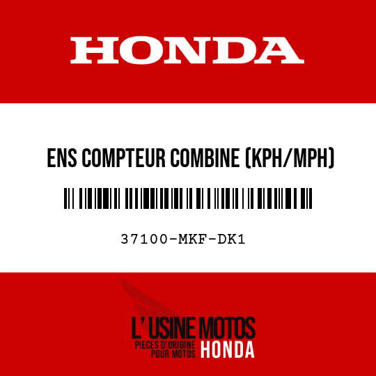 image de 37100-MKF-DK1 ENS COMPTEUR COMBINE (KPH/MPH)