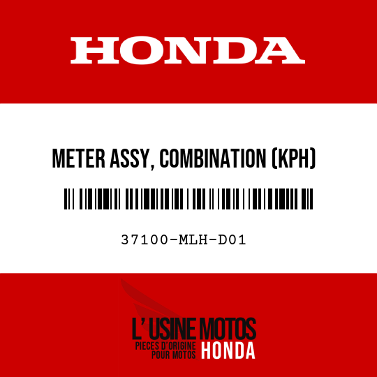 image de 37100-MLH-D01 METER ASSY, COMBINATION (KPH) (NIPPON SEIKI)
