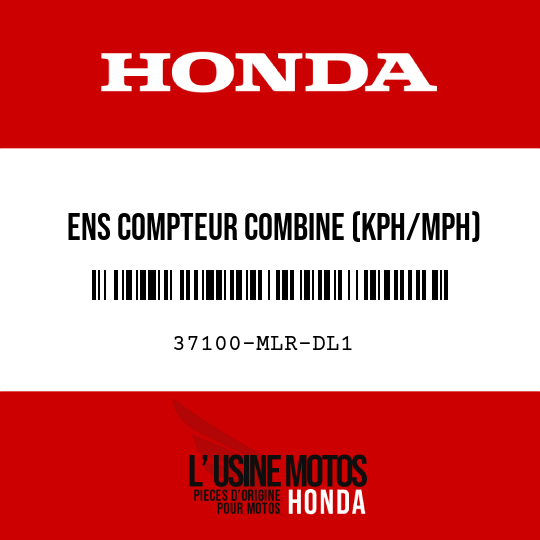 image de 37100-MLR-DL1 ENS COMPTEUR COMBINE (KPH/MPH)