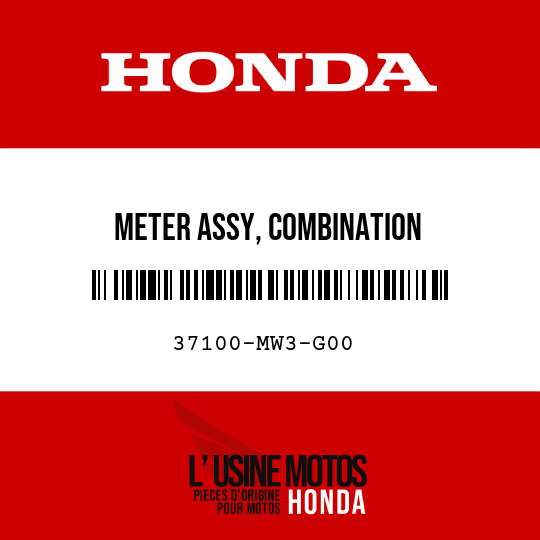 image de 37100-MW3-G00 METER ASSY, COMBINATION
