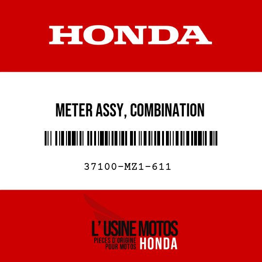 image de 37100-MZ1-611 METER ASSY, COMBINATION