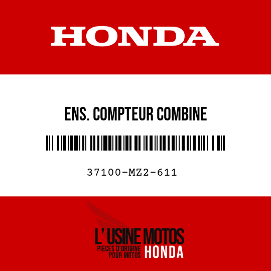 image de 37100-MZ2-611 ENS. COMPTEUR COMBINE