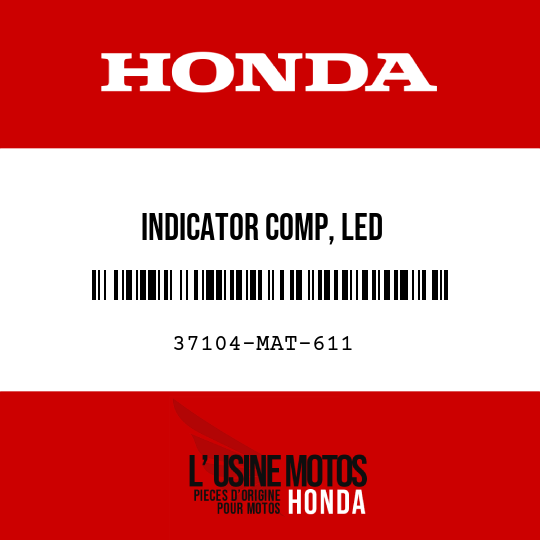 image de 37104-MAT-611 INDICATOR COMP, LED